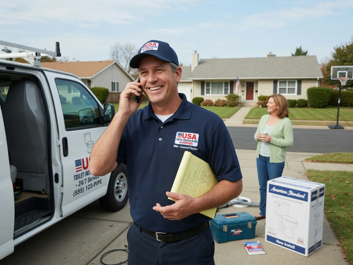 Toilet Installation Tilleda, WI FAQs